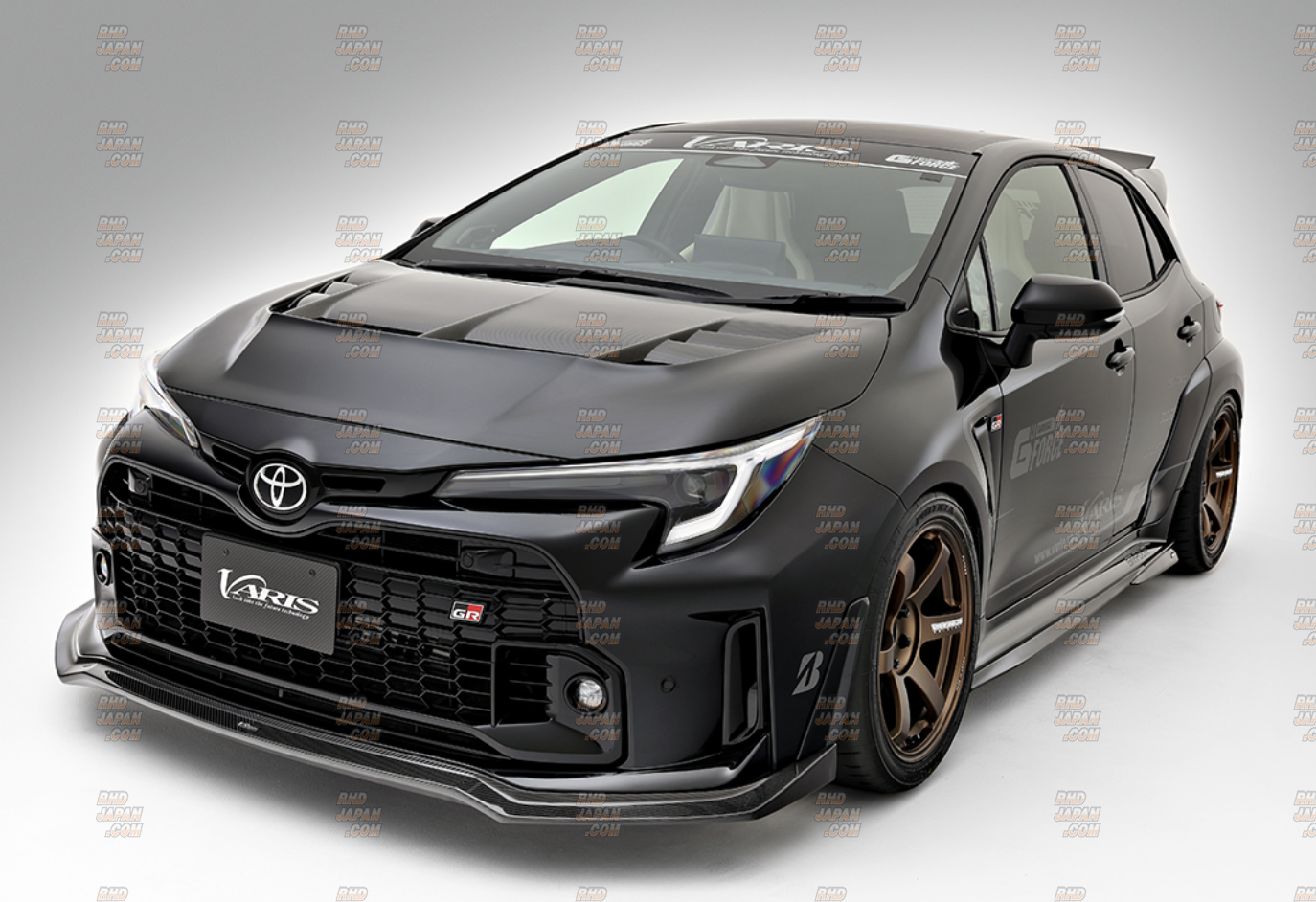 Varis Arising-I Cooling Bonnet Hood Carbon+ - GR Corolla